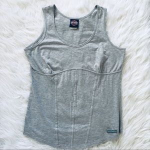 Harley Davidson Grey Emblem Tank Top